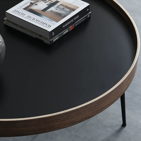 Luxe Scandinavian Round Coffee Table-Modern Baby Las Vegas