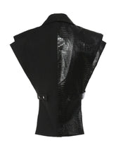 Load image into Gallery viewer, Patch Croc Leather Vest
