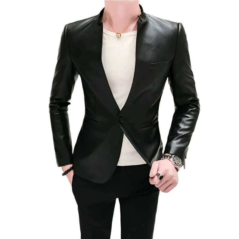 Slim Leather Jacket