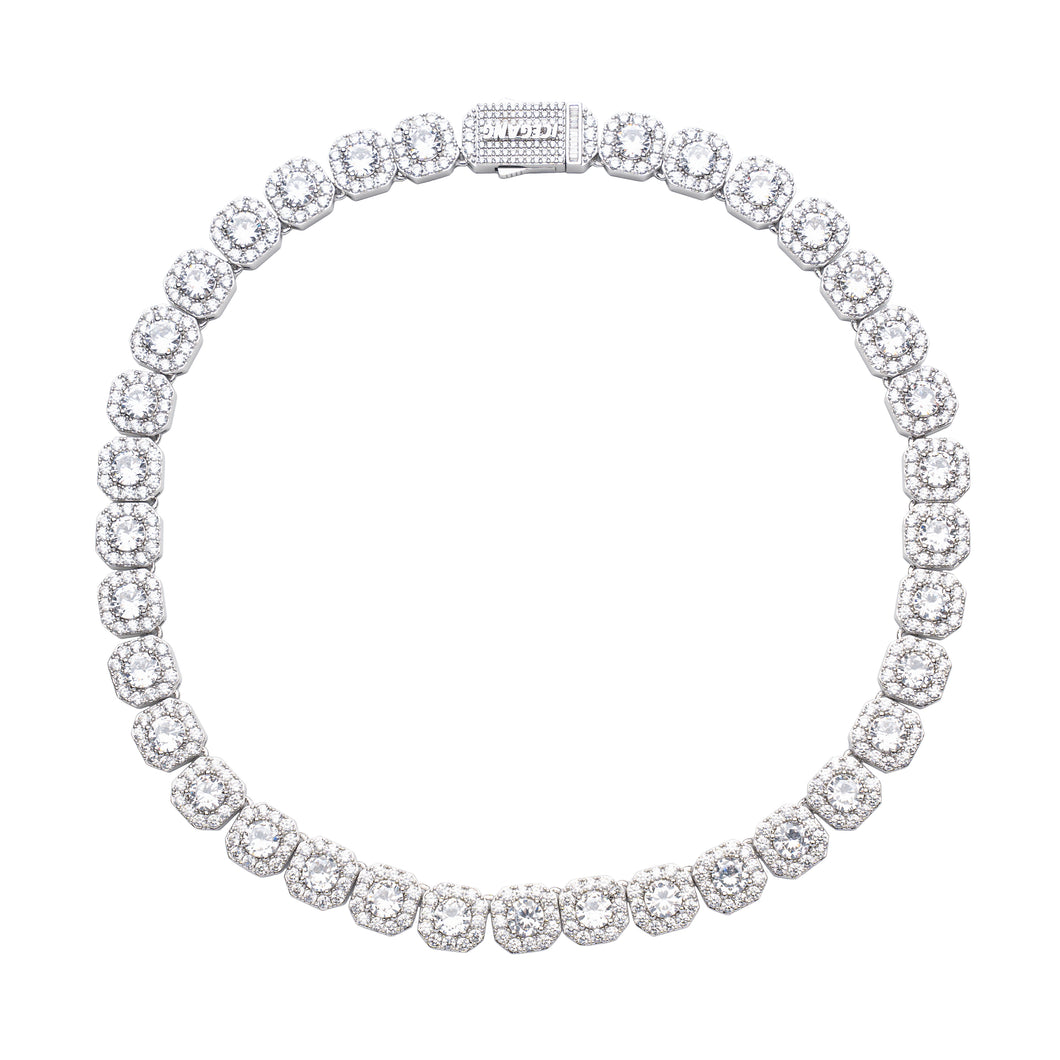 Full Diamond Zircon Necklace