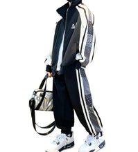 Load image into Gallery viewer, Patch Bandana Striped Tracksuit
