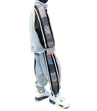 Load image into Gallery viewer, Patch Bandana Striped Tracksuit
