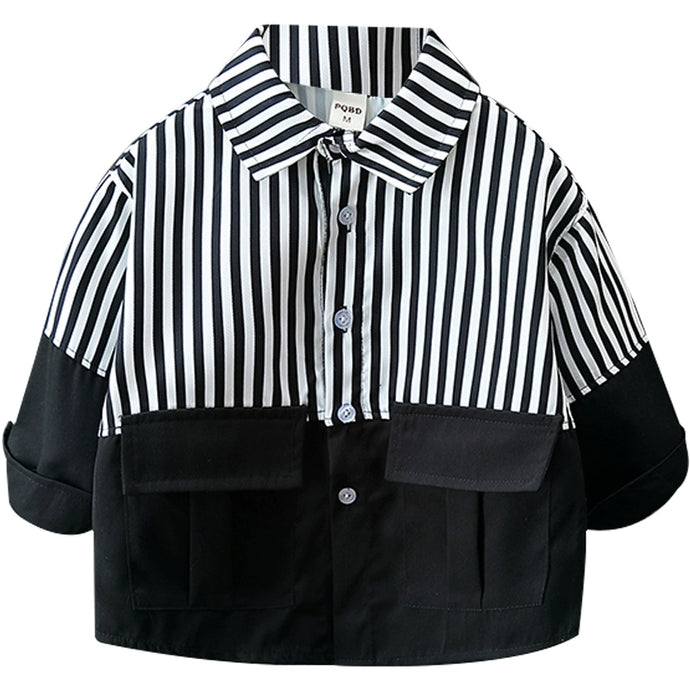 Patch Striped Top- Modern Baby Las Vegas