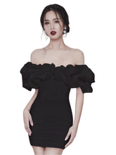 Load image into Gallery viewer, Off-The-Shoulder Ruffle Dress
