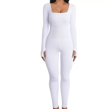 Load image into Gallery viewer, Long Sleeve Solid Jumpsuit
