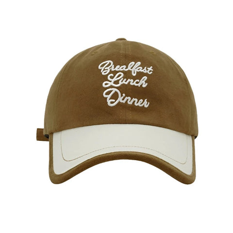 Color Block Letter Baseball Cap-Modern Baby Las Vegas