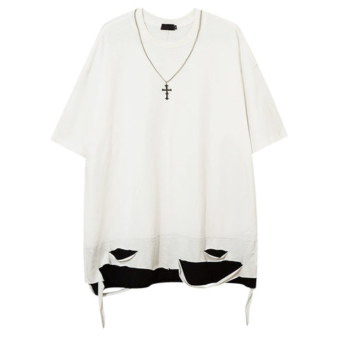 Ripped Necklace T-Shirt-Modern Baby Las Vegas