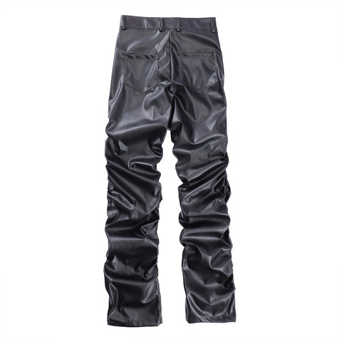 Ruched Leather Pants-Modern Baby Las Vegas