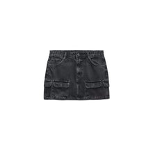 Load image into Gallery viewer, Ash Multi-Pocket Denim Mini Skirt
