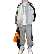 Load image into Gallery viewer, Patch Bandana Striped Tracksuit
