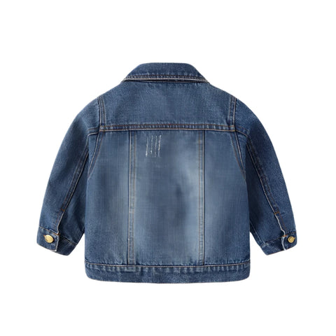 Button Denim Jacket-Modern Baby Las Vegas
