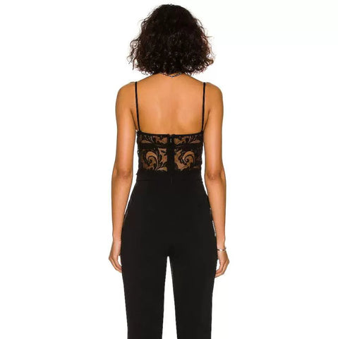 Patch Lace Jumpsuit-Modern Baby Las Vegas