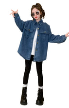 Load image into Gallery viewer, Denim Jacket Top
