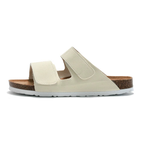 Matte Leather Cork Slippers-Modern Baby Las Vegas