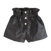 Load image into Gallery viewer, Black Leather Shorts
