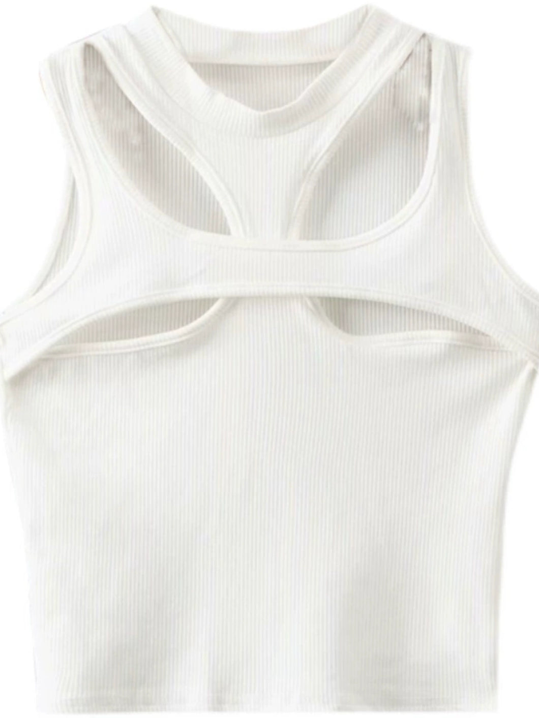 Hollow Out Cut Out Top