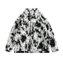 Load image into Gallery viewer, Floral Tie-Dye Denim Jacket
