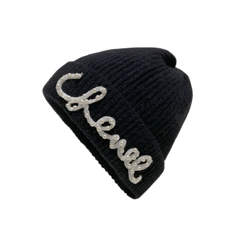 Pearl Letter Knit Hat-Modern Baby Las Vegas