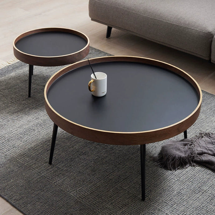 Luxe Scandinavian Round Coffee Table-Modern Baby Las Vegas