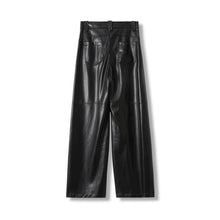 Load image into Gallery viewer, Wide-Leg Leather Pants
