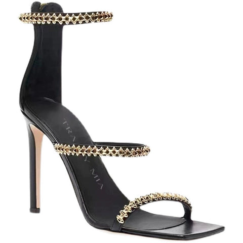 Gold Socialite Sandals-Modern Baby Las Vegas