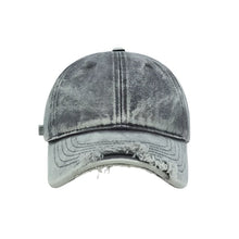 Load image into Gallery viewer, Ripped Denim Baseball Cap
