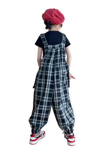 Plaid Suspender Set-Modern Baby Las Vegas