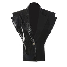 Load image into Gallery viewer, Patch Croc Leather Vest
