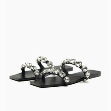 Load image into Gallery viewer, Large Diamond Flat Sandals
