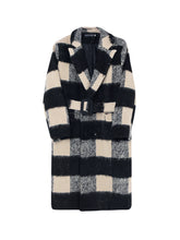 Load image into Gallery viewer, Long Plaid Coat
