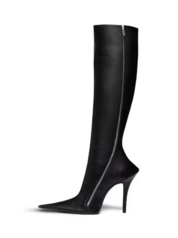 Stiletto Zipper Boots-Modern Baby Las Vegas
