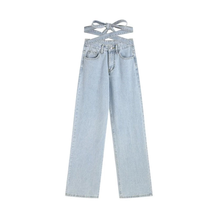 Loose Lace-up Jeans | Modern Baby Las Vegas