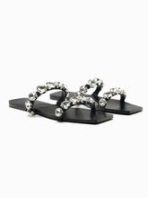 Load image into Gallery viewer, Crystal Flat Sandals
