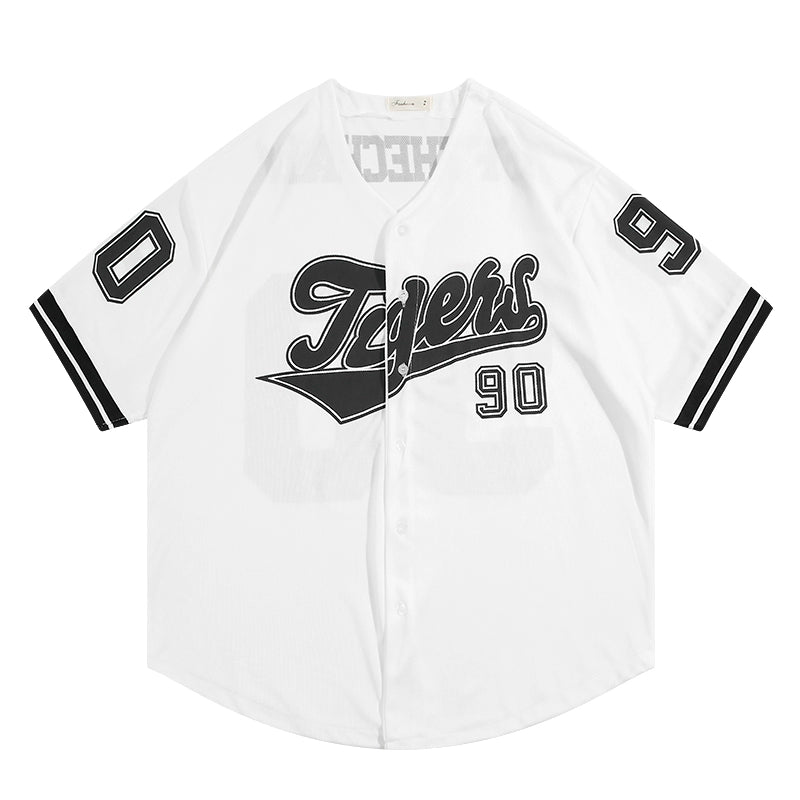 White Baseball Top