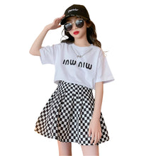 Load image into Gallery viewer, Checkered Skirt Set
