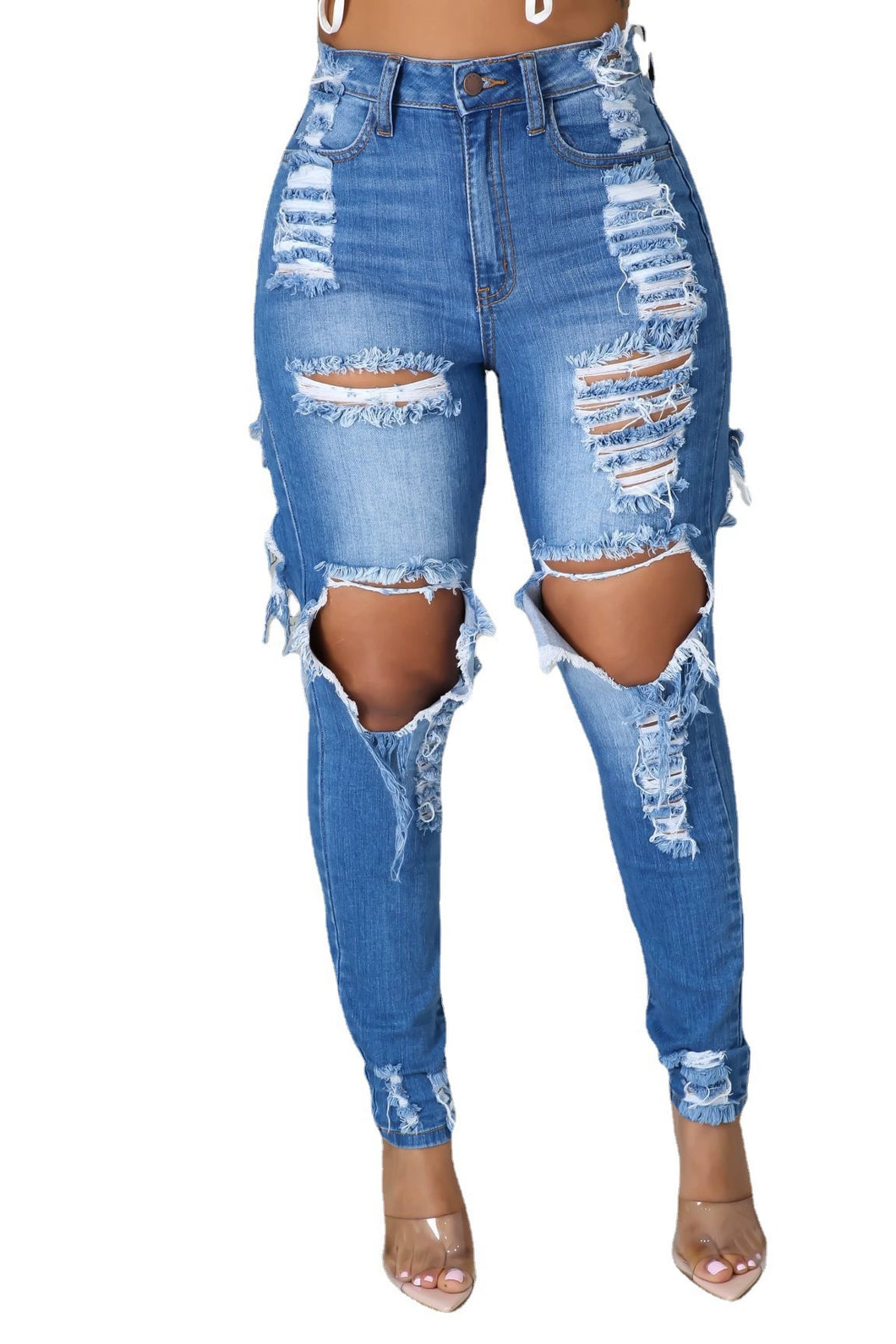 Dark Blue Bandage Jeans | Modern Baby Las Vegas