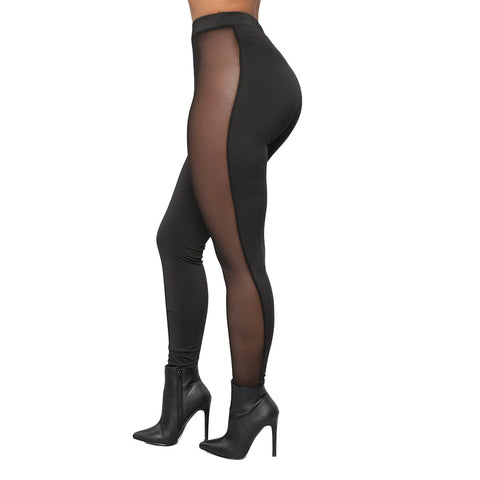 Mesh Contrast Tights-Modern Baby Las Vegas