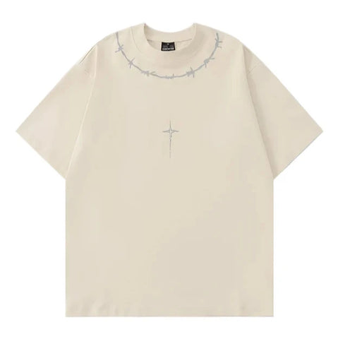 Layered Chain Print T-Shirt-Modern Baby Las Vegas