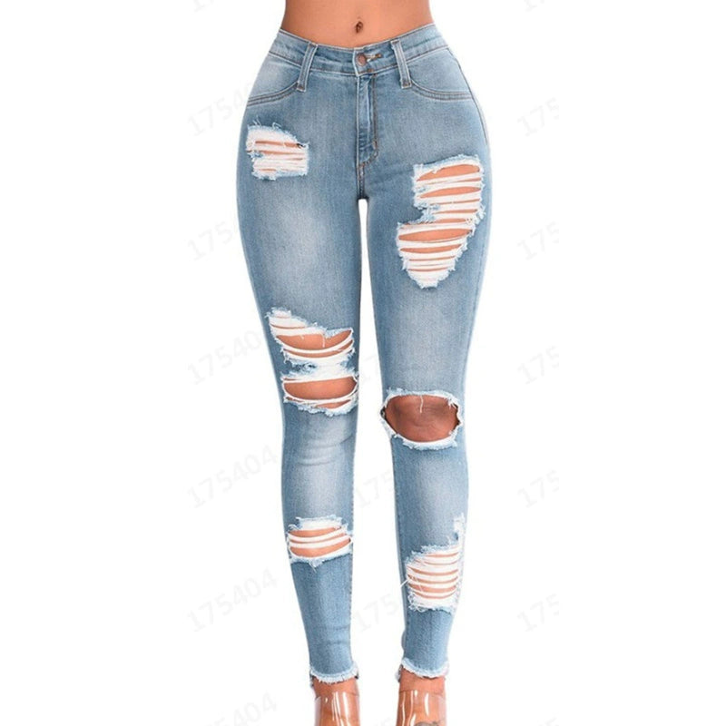 Ripped Hole Denim Jeans | Modern Baby Las Vegas