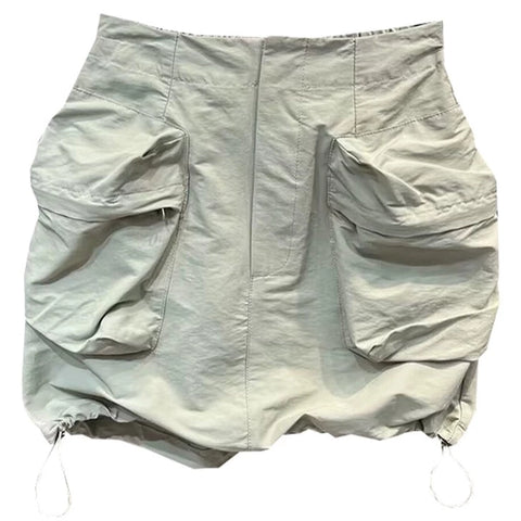 Big Pocket Drawstring Mini SKirt-Modern Baby Las Vegas