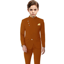 Load image into Gallery viewer, Solid Color Button Suit
