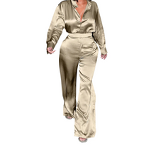 Load image into Gallery viewer, Satin Pant Set
