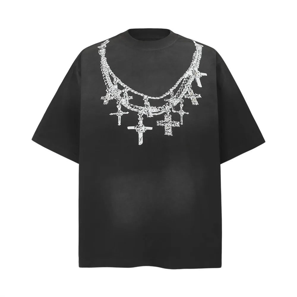 Cross Charm Necklace Top