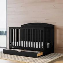 Load image into Gallery viewer, 5-in-1 Convertible Crib with Drawer
