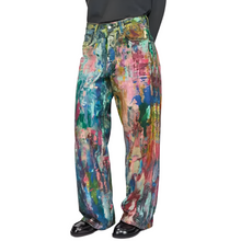 Load image into Gallery viewer, Colorful Painted Graffiti Denim Jeans
