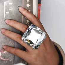 Load image into Gallery viewer, Vintage Square Rhinestone Ring-Modern Baby Las Vegas
