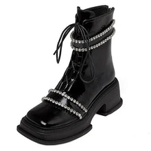 Load image into Gallery viewer, Diamond Ankle Boots
