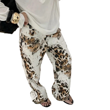 Load image into Gallery viewer, Leopard Print Wide Leg Jeans-Modern Baby Las Vegas
