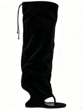 Load image into Gallery viewer, Wide Leg Thong Toe Boots
