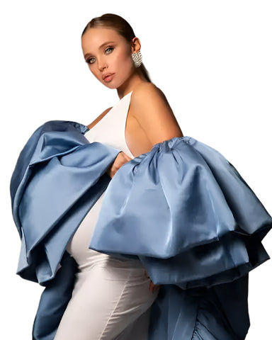 Chic Satin Maternity Robe-Modern Baby Las Vegas